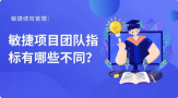 敏捷绩效管理：敏捷项目团队指标有哪些不同？